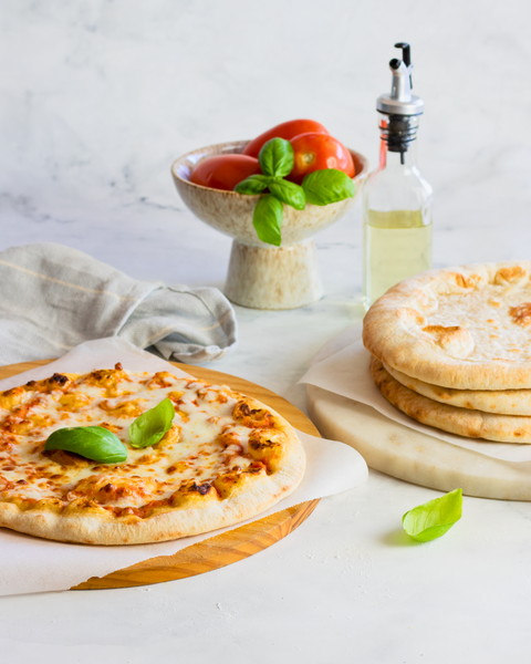 Plain pizza base and Margherita pizza bases - Advantages of Pre-Made Pizza Bases 2023