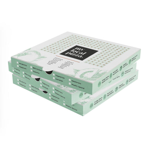 Mini Pizza Box (6.5") - Crust & Crosswords
