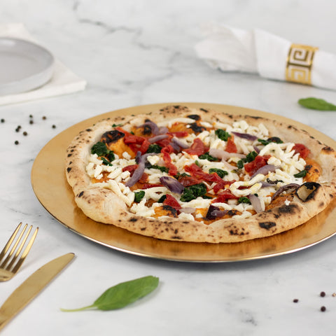 Doughvinci 10" Chargrilled Vege & Goat's Cheese Woodfired Pizza | 7 units (inner carton)