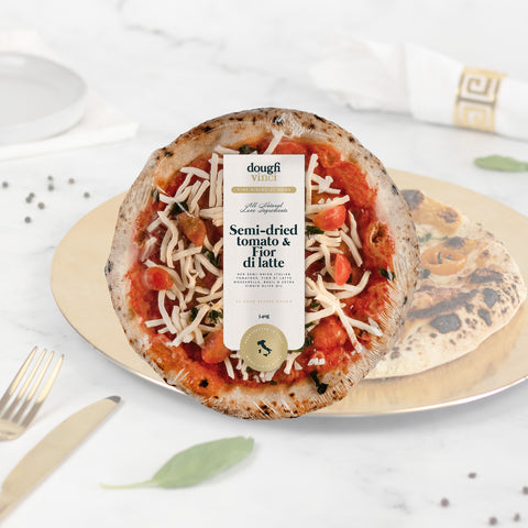 Doughvinci 10" Semi-dried Tomato & Fior di Latte Woodfired Pizza | 7 units (inner carton)