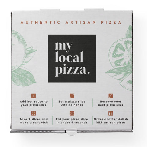 Personal Size Pizza Box (9") - Dice & Dare