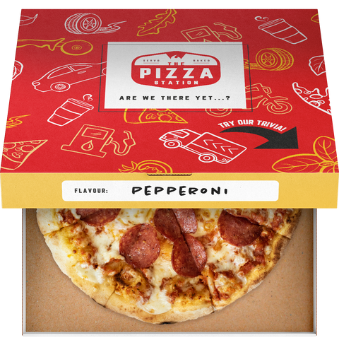 Personal Size Pizza Box (9") - Road Trip Trivia