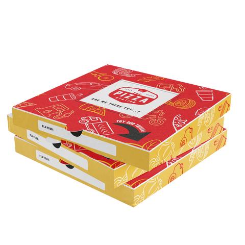 Personal Size Pizza Box (9") - Road Trip Trivia