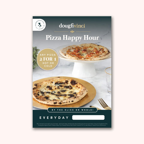 Pizza Happy Hour Poster Set