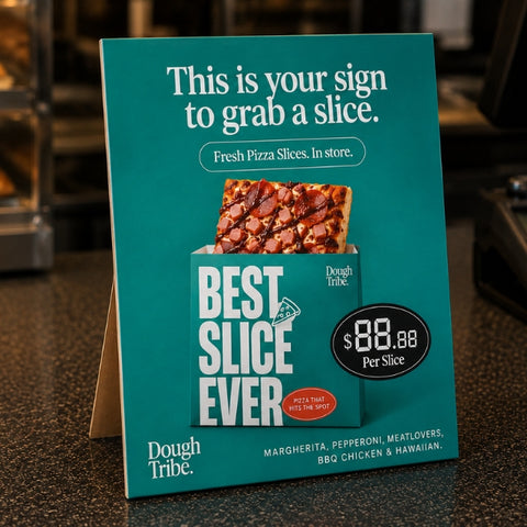 Pizza Counter Card Set | By the Slice