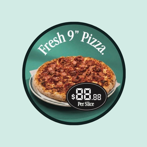 Pizza Display Sticker Set | Whole Pizza