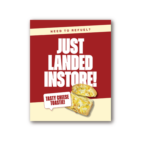 Cheese Toastie POS Set | Bold