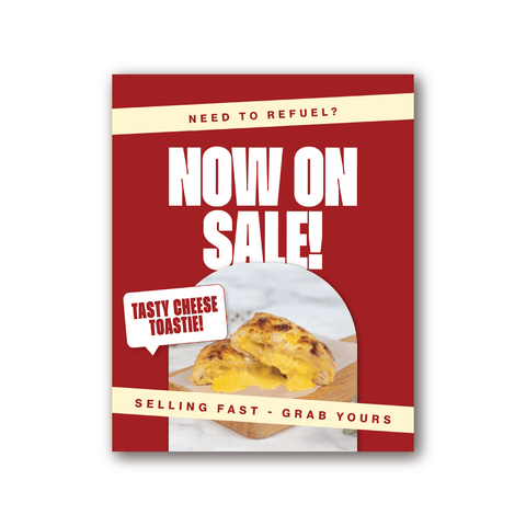 Cheese Toastie POS Set | Bold