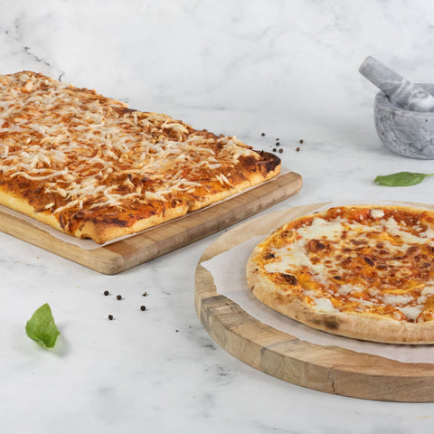 Artisan Margherita Pizza Slabs | Large | 6 Bases