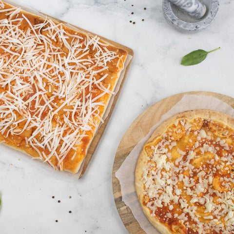 Artisan Margherita Pizza Slabs | Large | 6 Bases