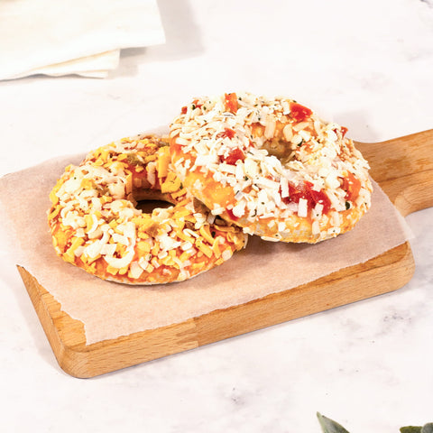 Filled Pizza Donut | Cheddar & Jalapeño