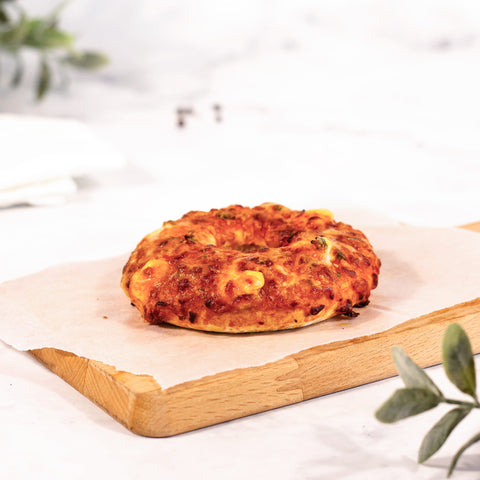 Filled Pizza Donut | Cheddar & Jalapeño