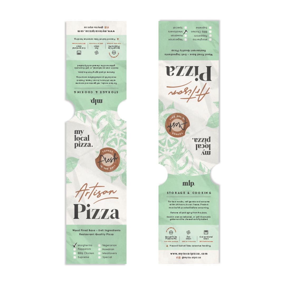Take & Bake Pizza Labels – Yumplicity Food Group