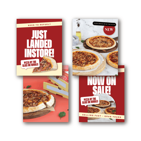 Round Pizza POS Set | Bold