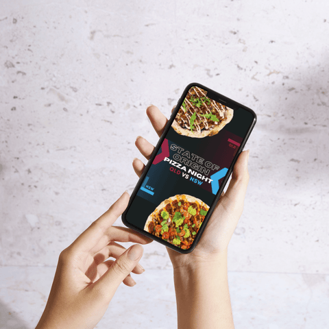 FREE State of Origin Pizza Night | Poster & Counter Cards