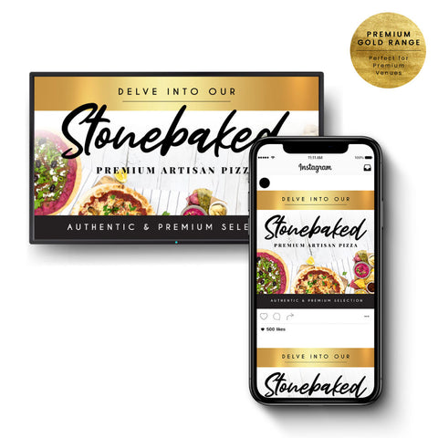 FREE Stone Baked Pizza Digital Duo | Premium Gold