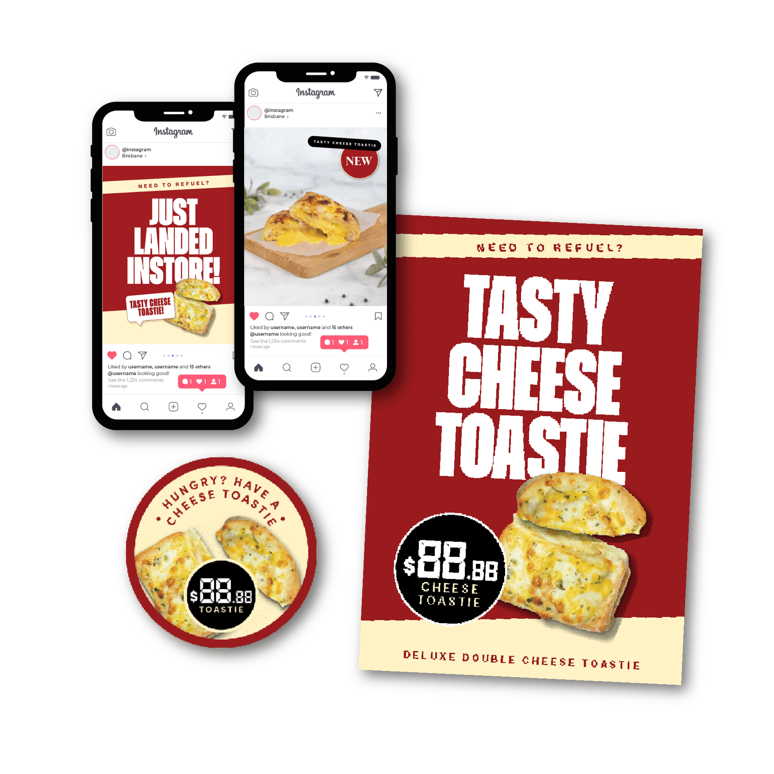 Cheese Toastie POS Set | Bold – Yumplicity Food Group